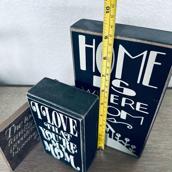 Mom Family Theme Decor Signs Bundle Lot - Picture 2 of 3